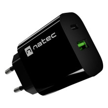 NATEC NUC-2397 mobile device charger Universal Black AC Fast charging Indoor NATEC NUC-2397 mobile device charger Universal Black AC Fast charging Indoor