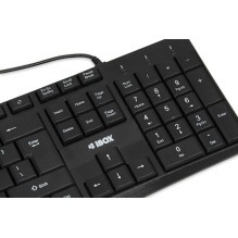 iBox IKC2010B keyboard Home USB QWERTY English Black iBox IKC2010B keyboard Home USB QWERTY English Black