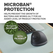 Fellowes 100143584 universal mouse left-handed Bluetooth + USB Type-C optical 2400 DPI
