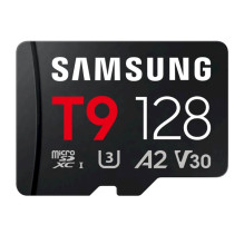 Samsung T9 microSD memory card with USB card reader 128GB up to 200 MB / s read and 130 MB / s write