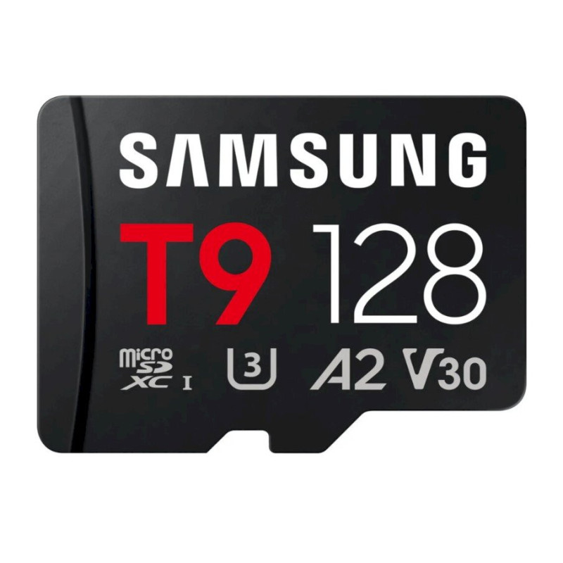 Samsung T9 microSD memory card with USB card reader 128GB up to 200 MB / s read and 130 MB / s write