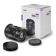 Fotoaparato objektyvas - Meike MK 60 F2.8 Canon RF jungtis 1:1 makro 17 cm 49 mm Fotoaparato objektyvas - Meike MK 60 F2.8 Canon RF jungtis 1:1 makro 17 cm 49 mm