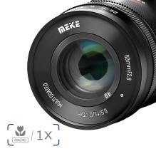 Fotoaparato objektyvas - Meike MK 60 F2.8 Canon RF jungtis 1:1 makro 17 cm 49 mm Fotoaparato objektyvas - Meike MK 60 F2.8 Canon RF jungtis 1:1 makro 17 cm 49 mm