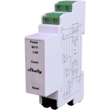 Shelly Two-way electric energy consumption meter - PRO 3EM 120A WiFi (M0000083) Shelly Two-way electric energy consumption meter - PRO 3EM 120A WiFi (M0000083)