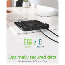 Stacja klonująca i dokująca IB-2913MCL-C31 dla M.2 NVMe SSD i HDD