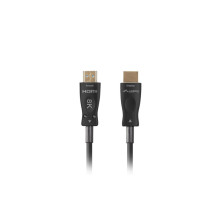 LANBERG HDMI M / M V2.1 Kabel 10m 8K optisch AOC Black LANBERG HDMI M / M V2.1 Kabel 10m 8K optisch AOC Black