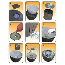 LotusGrill Table Top Barbecue G340 32cm USB purple G-LI-34P GLI34P (G-LI-34P) LotusGrill Table Top Barbecue G340 32cm USB purple G-LI-34P GLI34P (G-LI-34P)