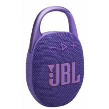 JBL Clip 5 Tragbare Bluetooth-Lautsprecher-Box, Lila JBL Clip 5 Tragbare Bluetooth-Lautsprecher-Box, Lila