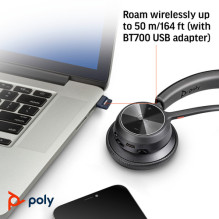 Poly Headset Voyager 4310 UC Bluetooth USB-A MS Teams Mono Poly Headset Voyager 4310 UC Bluetooth USB-A MS Teams Mono