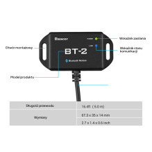 Moduł Bluetooth Renogy BT-2 do portu RS485 (RCM-BT2)