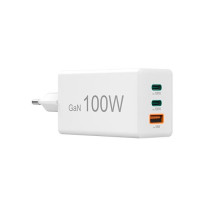 Hama 00125140 charger 100W GaN PD QC 2× USB-C 1× USB-A Hama 00125140 charger 100W GaN PD QC 2× USB-C 1× USB-A