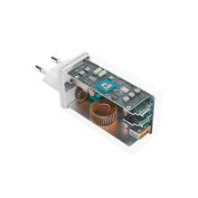 Hama 00125140 charger 100W GaN PD QC 2× USB-C 1× USB-A Hama 00125140 charger 100W GaN PD QC 2× USB-C 1× USB-A