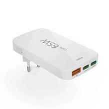 Hama 00125144 charger 65W GaN PD QC 2× USB-C 1× USB-A Hama 00125144 charger 65W GaN PD QC 2× USB-C 1× USB-A