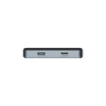 Joyroom Joyroom JR-PBM08 Pro 10000mAh 20W Powerbank su 15W Indukciniu įkrovimu itin plonas – pilkai pilka
