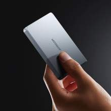 Joyroom Joyroom JR-PBM08 Pro 10000mAh 20W Powerbank su 15W Indukciniu įkrovimu itin plonas – pilkai pilka