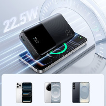 Joyroom Joyroom JR-QP192 Star Series Mini 20000mAh 22.5W Powerbank with Digital Display - Black