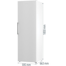Gorenje Fristående frysskåp med stor kapacitet för daglig förvaring. Daugiatakis 360° sraigtasparnis, tarpinis NoFrost e Gorenje Fristående frysskåp med stor kapacitet för daglig förvaring. Daugiatakis 360° sraigtasparnis, tarpinis NoFrost e