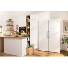 Gorenje Fristående frysskåp med stor kapacitet för daglig förvaring. Daugiatakis 360° sraigtasparnis, tarpinis NoFrost e Gorenje Fristående frysskåp med stor kapacitet för daglig förvaring. Daugiatakis 360° sraigtasparnis, tarpinis NoFrost e