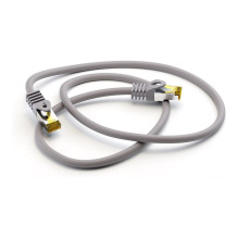 Goobay RJ-45 Patchkabel Cat 6.a S / FTP (PIMF), su Cat.7 Rohkabel (grau, 1,5 metro, 500 MHz) Goobay RJ-45 Patchkabel Cat 6.a S / FTP (PIMF), su Cat.7 Rohkabel (grau, 1,5 metro, 500 MHz)