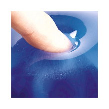 Fellowes Mauspad-Handgelenkauflage Crystal Gel blau Fellowes Mauspad-Handgelenkauflage Crystal Gel blau
