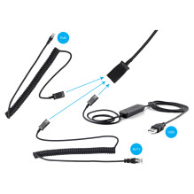 SANDBERG USB+RJ9 / 11 Headset Pro Stereo