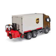 BRUDER SCANIA Super 560R UPS Logistics Truck BRUDER SCANIA Super 560R UPS Logistics Truck
