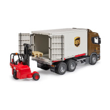 BRUDER SCANIA Super 560R UPS Logistics Truck BRUDER SCANIA Super 560R UPS Logistics Truck