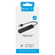 SANDBERG USB 3.0 Pocket Card Reader