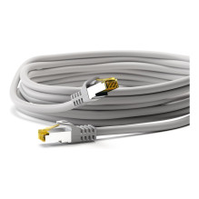 Goobay 2m RJ45 Patchkabel CAT 6A S / FTP (PiMF), 500 MHz, su CAT 7 Rohkabel, graui LSZH halogenas Goobay 2m RJ45 Patchkabel CAT 6A S / FTP (PiMF), 500 MHz, su CAT 7 Rohkabel, graui LSZH halogenas