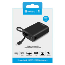 SANDBERG Powerbank 20000 PD20W Connect SANDBERG Powerbank 20000 PD20W Connect