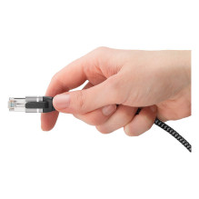 Goobay Ethernet-Adapterkabel USB-C 3.2 Gen2 RJ-45 (schwarz / grau, 3 metrai) Goobay Ethernet-Adapterkabel USB-C 3.2 Gen2 RJ-45 (schwarz / grau, 3 metrai)