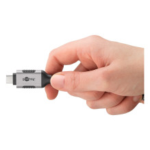 Goobay Ethernet-Adapterkabel USB-C 3.2 Gen2 RJ-45 (schwarz / grau, 3 metrai) Goobay Ethernet-Adapterkabel USB-C 3.2 Gen2 RJ-45 (schwarz / grau, 3 metrai)