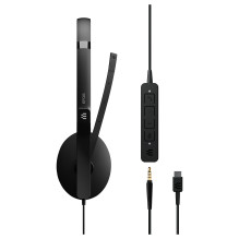 EPOS ADAPT 165 USB-C II stereofoninės ausinės, inkl. 3.5mm „Klinkenstecker“ tiesioginis skambučių valdymas EPOS ADAPT 165 USB-C II stereofoninės ausinės, inkl. 3.5mm „Klinkenstecker“ tiesioginis skambučių valdymas
