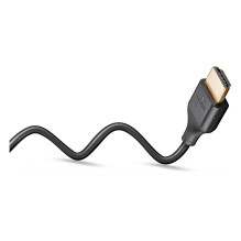 Goobay Plonas didelės spartos HDMI kabelis su eternetu, 4K @ 60Hz (schwarz, 2 metrai)