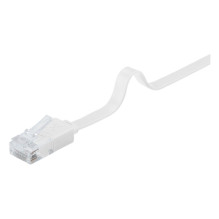 Goobay Patchkabel RJ45 Stecker RJ45 Stecker CAT.6 U / UTP (wei, 10 metrų, Flachkabel) Goobay Patchkabel RJ45 Stecker RJ45 Stecker CAT.6 U / UTP (wei, 10 metrų, Flachkabel)