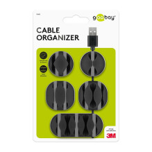 Goobay Kabel valdymo rinkinys (schwarz, 5er-Set ) Goobay Kabel valdymo rinkinys (schwarz, 5er-Set )