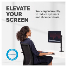Fellowes Reflex Monitorarm einzel bis 32 colių (81,28 cm) Schwarz Fellowes Reflex Monitorarm einzel bis 32 colių (81,28 cm) Schwarz