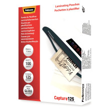 Fellowes Laminierfolie Capture 83x113 125Mikron glänzend 100 Fellowes Laminierfolie Capture 83x113 125Mikron glänzend 100