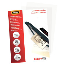 Fellowes Laminierfolie Capture 83x113 125Mikron glänzend 100 Fellowes Laminierfolie Capture 83x113 125Mikron glänzend 100