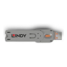 LINDY Raktas, skirtas USB A tipo atmintinei Port Oranžinė spyna LINDY Raktas, skirtas USB A tipo atmintinei Port Oranžinė spyna