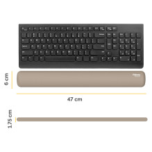 Fellowes Tastatur-Handgelenkauflage Breyta 6x47cm sand Fellowes Tastatur-Handgelenkauflage Breyta 6x47cm sand