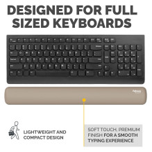 Fellowes Tastatur-Handgelenkauflage Breyta 6x47cm sand Fellowes Tastatur-Handgelenkauflage Breyta 6x47cm sand