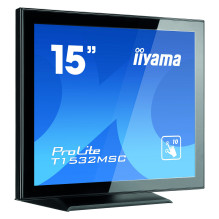 38,0cm / 15 colių ( 1024x768 ) iiyama ProLite T1532MSC-B5AG 4:3 TN 8ms HDMI DisplayPort VGA VESA garsiakalbis Touch Blac 38,0cm / 15 colių ( 1024x768 ) iiyama ProLite T1532MSC-B5AG 4:3 TN 8ms HDMI DisplayPort VGA VESA garsiakalbis Touch Blac