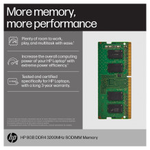 HP 16GB DDR4 ( 1x16GB ) 3200 SODIMM HP 16GB DDR4 ( 1x16GB ) 3200 SODIMM