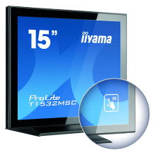 38,0cm / 15 colių ( 1024x768 ) iiyama ProLite T1532MSC-B5AG 4:3 TN 8ms HDMI DisplayPort VGA VESA garsiakalbis Touch Blac 38,0cm / 15 colių ( 1024x768 ) iiyama ProLite T1532MSC-B5AG 4:3 TN 8ms HDMI DisplayPort VGA VESA garsiakalbis Touch Blac