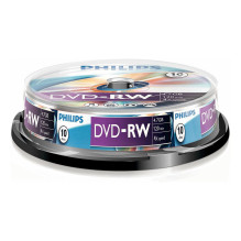 1x10 Philips DVD-RW 4,7GB...