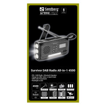 SANDBERG SURVIVOR DAB RADIO ALL-IN-ONE SANDBERG SURVIVOR DAB RADIO ALL-IN-ONE