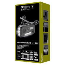 SANDBERG SURVIVOR DAB RADIO ALL-IN-ONE SANDBERG SURVIVOR DAB RADIO ALL-IN-ONE