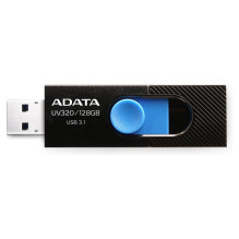 Stick ADATA UV320 128 GB (schwarz / blau, USB-A 3.2 Gen 1) Stick ADATA UV320 128 GB (schwarz / blau, USB-A 3.2 Gen 1)
