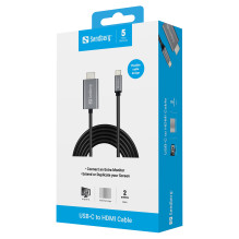 USB-C–HDMI laidas 2M